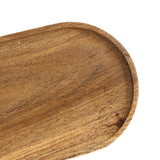 Maxbell Wooden Serving Plate Sushi Board Cheese Plate Decorative for Party Steak BBQ