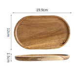 Maxbell Wooden Serving Plate Sushi Board Cheese Plate Decorative for Party Steak BBQ