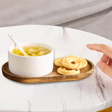 Maxbell Wooden Serving Plate Sushi Board Cheese Plate Decorative for Party Steak BBQ