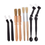 Maxbell 8Pcs Machine Cleaner Tool with Wood Handle for Coffee Tool Office Shop