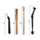 Maxbell 8Pcs Machine Cleaner Tool with Wood Handle for Coffee Tool Office Shop
