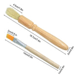 Maxbell coffee Cleaning Brush Coffee Grinder Brush Tool wood for Bean Grain
