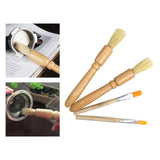 Maxbell coffee Cleaning Brush Coffee Grinder Brush Tool wood for Bean Grain