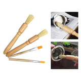 Maxbell coffee Cleaning Brush Coffee Grinder Brush Tool wood for Bean Grain