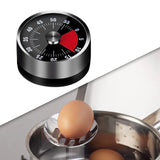 Maxbell Kitchen Clock Timer Egg Timer for Kitchen Supply Tool Household Baking Black