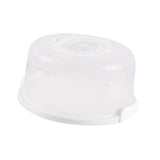 Maxbell 4 inch Round Cake Carrier with Handle Handheld Reusable for Wedding Birthday