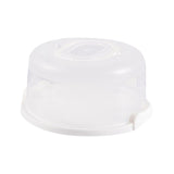 Maxbell 4 inch Round Cake Carrier with Handle Handheld Reusable for Wedding Birthday