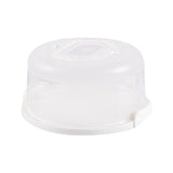 Maxbell 4 inch Round Cake Carrier with Handle Handheld Reusable for Wedding Birthday