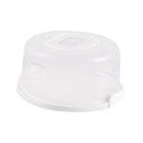 Maxbell 4 inch Round Cake Carrier with Handle Handheld Reusable for Wedding Birthday