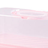 Maxbell Rectangular Bread Keeper with Handle Show Tool for Home Bagel Quick Breads