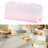 Maxbell Rectangular Bread Keeper with Handle Show Tool for Home Bagel Quick Breads