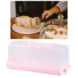 Maxbell Rectangular Bread Keeper with Handle Show Tool for Home Bagel Quick Breads