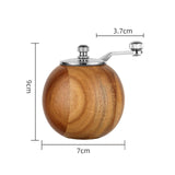 Maxbell Wooden Spice Grinder Easy to Use Gadgets Accs Manual for Kitchen Household