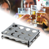 Maxbell Shot Glasses Serving Tray 15ml Serving Tray for Restaurant Wedding Home 12 Hole