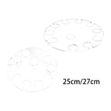 Maxbell Goblet Holder Goblet Rack Cup Holder Glass Cup Display Rack for Cafe Bar 250ml 10 Holes