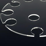 Maxbell Goblet Holder Goblet Rack Cup Holder Glass Cup Display Rack for Cafe Bar 250ml 10 Holes