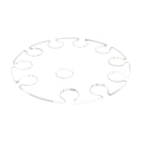 Maxbell Goblet Holder Goblet Rack Cup Holder Glass Cup Display Rack for Cafe Bar 270ml 10 Holes
