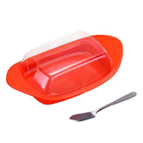 Maxbell Butter Storage fresh Keeping Storage Airtight for Baking Home Red