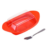 Maxbell Butter Storage fresh Keeping Storage Airtight for Baking Home Red