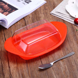 Maxbell Butter Storage fresh Keeping Storage Airtight for Baking Home Red