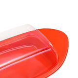 Maxbell Butter Storage fresh Keeping Storage Airtight for Baking Home Red