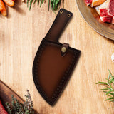 Maxbell PU Leather Meat cleavers Covers Heavy Duty cleavers Covers for Kitchen