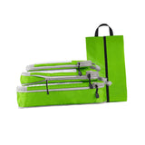 Maxbell 4x Luggage Packing Organizer Travel Storage Bags Shoes Bags for Travel Home Green