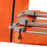 Maxbell 4x Luggage Packing Organizer Travel Storage Bags Shoes Bags for Travel Home Orange