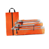 Maxbell 4x Luggage Packing Organizer Travel Storage Bags Shoes Bags for Travel Home Orange