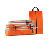 Maxbell 4x Luggage Packing Organizer Travel Storage Bags Shoes Bags for Travel Home Orange