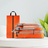 Maxbell 4x Luggage Packing Organizer Travel Storage Bags Shoes Bags for Travel Home Orange