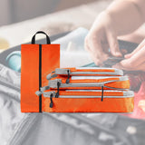 Maxbell 4x Luggage Packing Organizer Travel Storage Bags Shoes Bags for Travel Home Orange