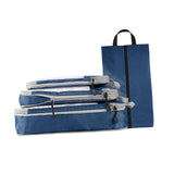 Maxbell 4x Luggage Packing Organizer Travel Storage Bags Shoes Bags for Travel Home Navy Blue