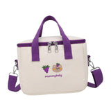 Maxbell Portable lunch Storage Bag Insulated Lunch Box Keep Warm for Camping Children Adults violet