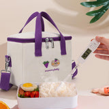 Maxbell Portable lunch Storage Bag Insulated Lunch Box Keep Warm for Camping Children Adults violet