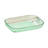 Maxbell Multipurpose Serving Tray Vanity Tray for Living Room Kitchen Dining Room Green