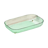 Maxbell Multipurpose Serving Tray Vanity Tray for Living Room Kitchen Dining Room Green