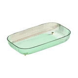 Maxbell Multipurpose Serving Tray Vanity Tray for Living Room Kitchen Dining Room Green