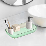 Maxbell Multipurpose Serving Tray Vanity Tray for Living Room Kitchen Dining Room Green