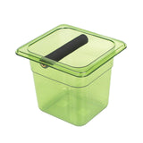 Maxbell Coffee Ground Knock Container Bin Durable for Western Restaurants Cafe Hotel Large green