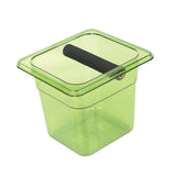 Maxbell Coffee Ground Knock Container Bin Durable for Western Restaurants Cafe Hotel Large green