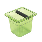 Maxbell Coffee Ground Knock Container Bin Durable for Western Restaurants Cafe Hotel Large green