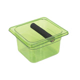 Maxbell Coffee Ground Knock Container Bin Durable for Western Restaurants Cafe Hotel Small green