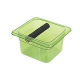 Maxbell Coffee Ground Knock Container Bin Durable for Western Restaurants Cafe Hotel Small green