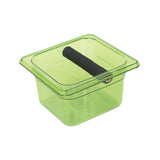 Maxbell Coffee Ground Knock Container Bin Durable for Western Restaurants Cafe Hotel Small green