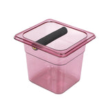 Maxbell Coffee Ground Knock Container Bin Durable for Western Restaurants Cafe Hotel Large violet