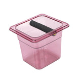 Maxbell Coffee Ground Knock Container Bin Durable for Western Restaurants Cafe Hotel Large violet