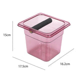 Maxbell Coffee Ground Knock Container Bin Durable for Western Restaurants Cafe Hotel Large violet