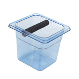 Maxbell Coffee Ground Knock Container Bin Durable for Western Restaurants Cafe Hotel Large blue