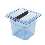 Maxbell Coffee Ground Knock Container Bin Durable for Western Restaurants Cafe Hotel Large blue